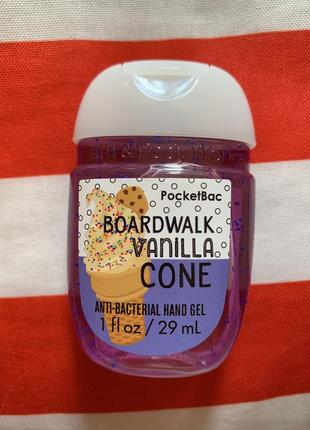 Американский санитайзер vanilla cone от bath and body works,гель для рук парфюмом,сша