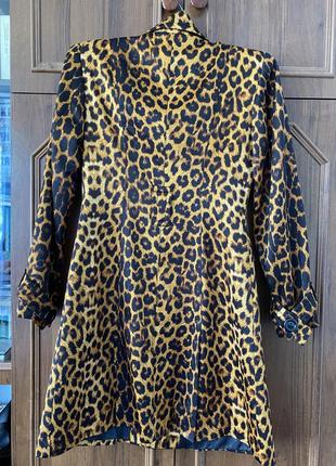 Леопардове пальто2 фото