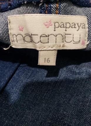 Супер скинни с порезами papaya maternity 16-18 uk2 фото