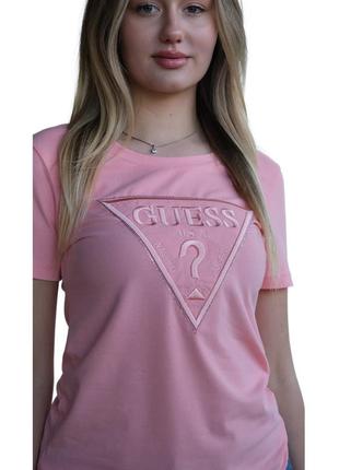 Футболка женская guess b-1018 rose xl3 фото