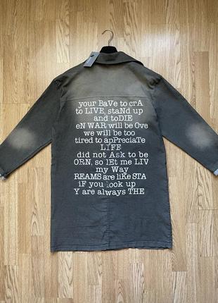 Куртка джинсовая плащ купить итальялия новая s/xl