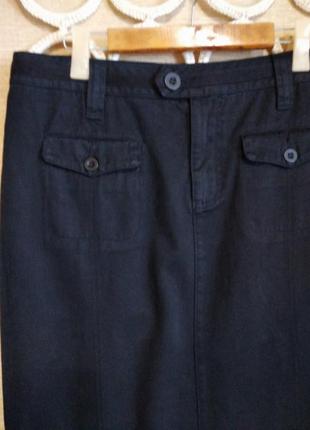 Юбка юбка прямая джинсовая коттоновая3 фото