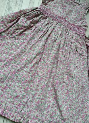 Платье на девочку с цветами розочки marks&spencer3 фото