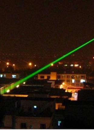 Лазерная указка зелёный лазер laser 303 green с насадкой4 фото