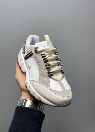 Женские кроссовки nike humara lx jacquemus beige 36-37-38-394 фото