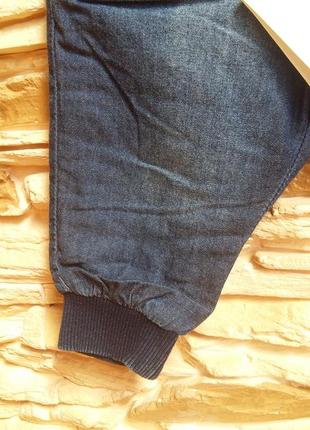 Утепленные джинсы-джоггеры/штаны zara/зара на 3-6 месяцев (разм.68)7 фото