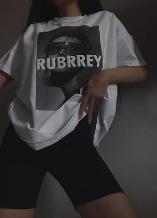 Костюм с футболкой oversize и велосипедками «rubrrey»10 фото