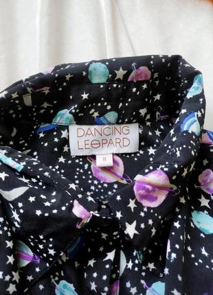 Очень красивая легкая блуза рубашка в планеты от dancening leopard4 фото