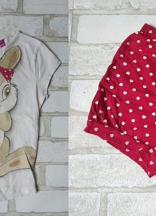 Комплект футболка з шортами на дівчинку disney