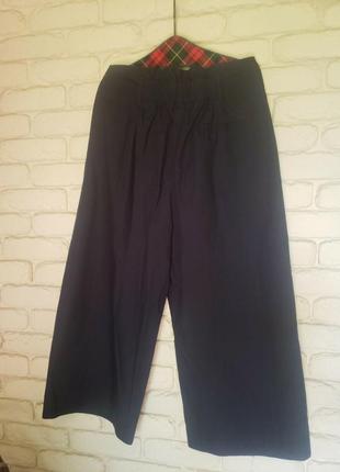 Широкі літні брюки (кюлоти) на високій талвїі 40-42 рр. (48-50)3 фото