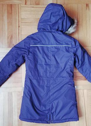 Зимняя куртка huppa mona 146 -152 см 10-12 лет хуппа удлиненная пальто парка7 фото