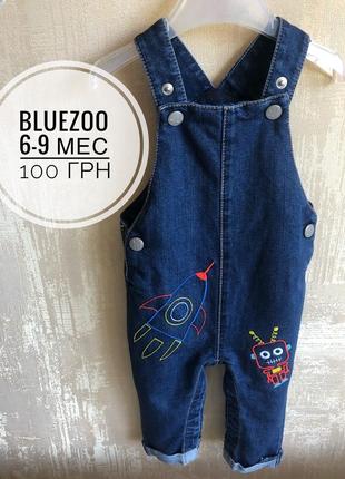 Джинсовый комбинезон 6-9 мес