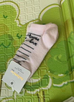 Короткие носки для девочки туречковый хлопок katamino1 фото