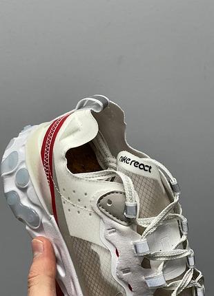 Кросівки nike react element 87’ white 3