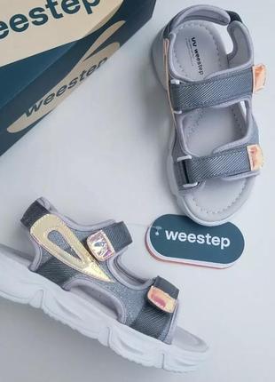 Стильные детские босоножки webestep для девочки
