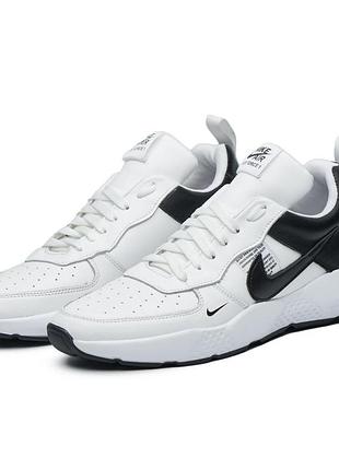 Мужские кроссовки из натуральной кожи nike белые