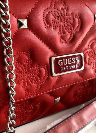 Сумочка guess червона 6