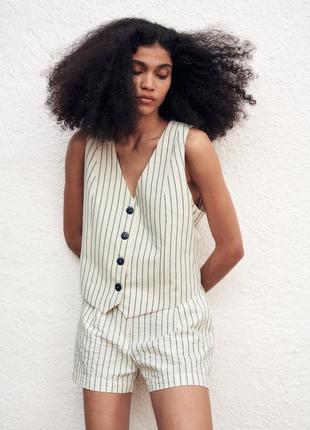 Костюм жилет шорти zara