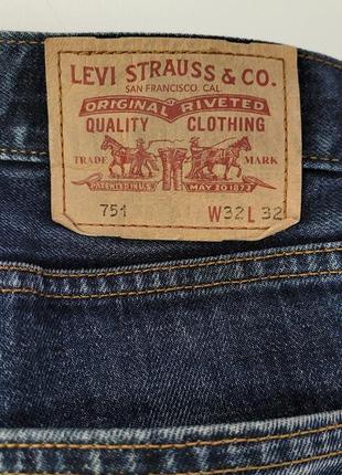 Джинси levi's 751 w32 l327 фото