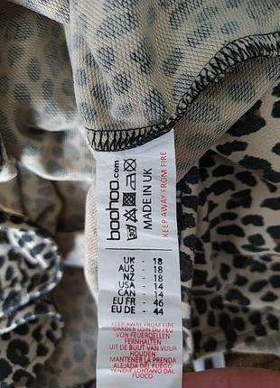 Блуза- туника леопардовый принт батал8 фото