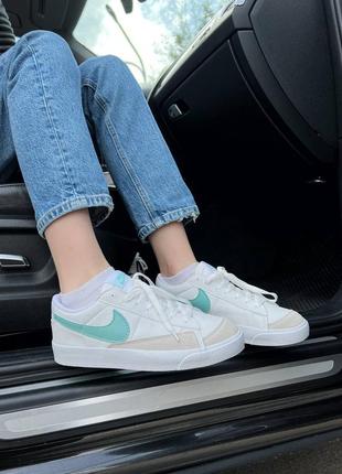 Nike blazer low platform жіночі кеди7 фото