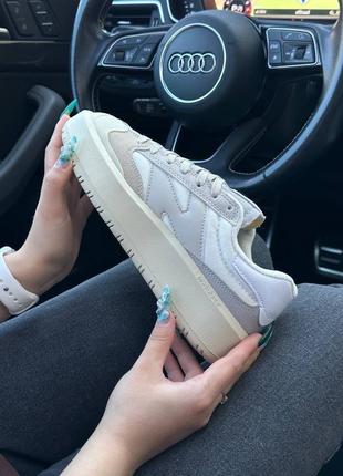 Кроссовки new balance ct302 white beige