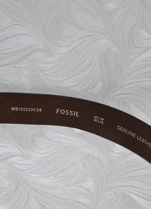 Шкіряний ремень fossil3 фото