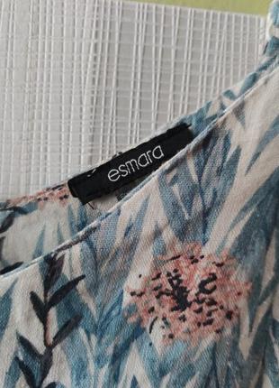 Комбинезон ромпер летний шортами женский esmara полульняной3 фото
