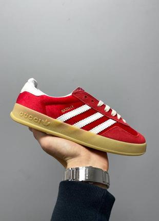 Женские кроссовки adidas x gazelle red 36-37-38-39-40