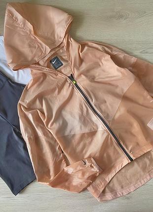 Ветровка nike w nk tech pack jkt hd orange