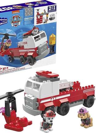 Конструктор mega bloks paw patrol пожежна машина маршала