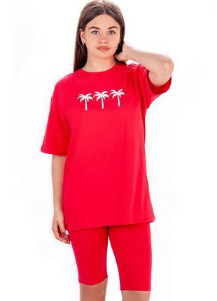 Костюм велосипедки футболка