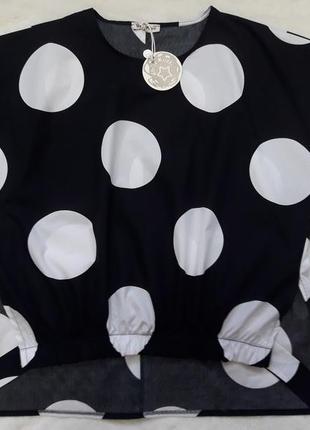 Шикарная,элегантная,статусная,нарядная котоновая блуза stella milani,италия7 фото