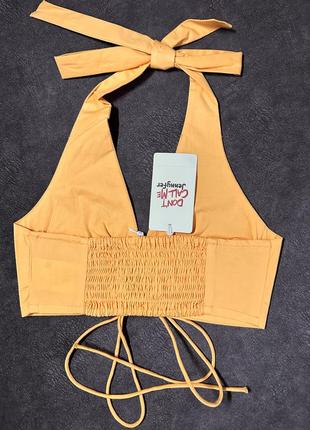 Французский бренд jennyfer блуза кроп топ хиппи размер xs размерная сетка в карусели3 фото