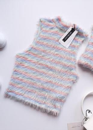 Маечка травка в полоску bershka