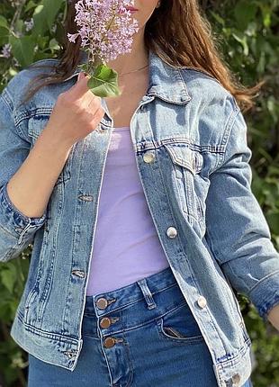 Джинсовка h&m розмір s котон без дефектів