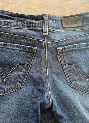 Джинсы женские прямой фит levis на высоких (нюанс)3 фото