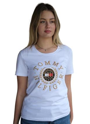 Футболка женская tommy hilfiger b-1007 white m