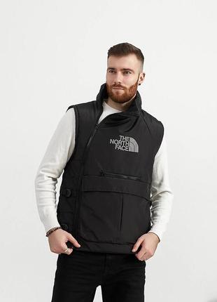 Мужская жилетка плащевка the north face качественная на синтепоне безрукавка черная хаки синяя электрик базовая стильная трендовая еще норз фейс7 фото