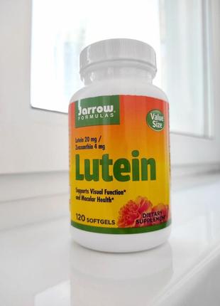 Витамины для улучшения и восстановления зрения jarrow formulas lutein 20мг