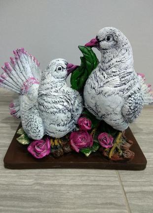 Статуетка голуби з гіпсу