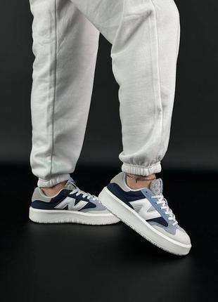 Молодіжні жіночі сині кеди new balance ct302 🆕 нью баланс