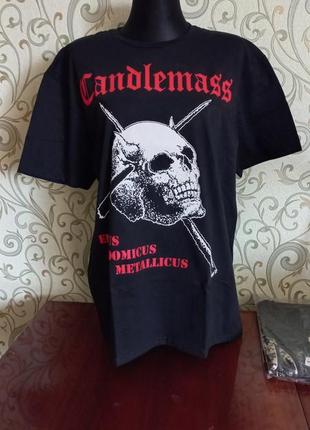 Candlemass новая футболка. металл мерч