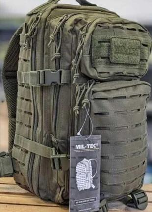 Рюкзак mil-tec assault laser cut 20l od olive1 фото