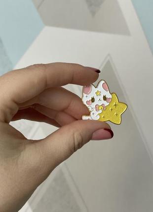 Новий значок пін pin котик