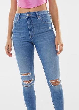 Джинси skinny скіні bershka (zara), розмір 36 ( s)