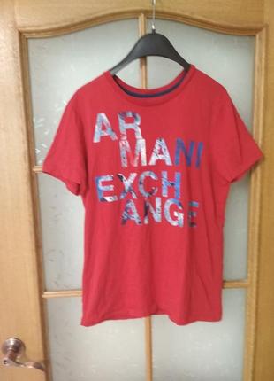 Бомбезний футболка від armani exchange, p. m