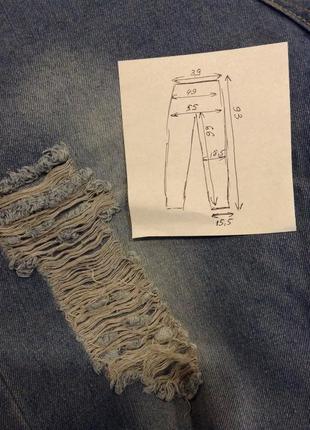 Крутые скины джинсы рваные с биркой  сток4 фото