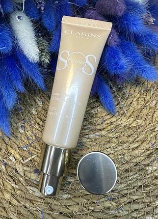 Оригінал clarins sos primer праймер для макіяжу оригинал база под макияж 02 peach