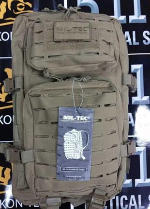 Рюкзак laser tac assault pack 36l, coyote. mil-tec